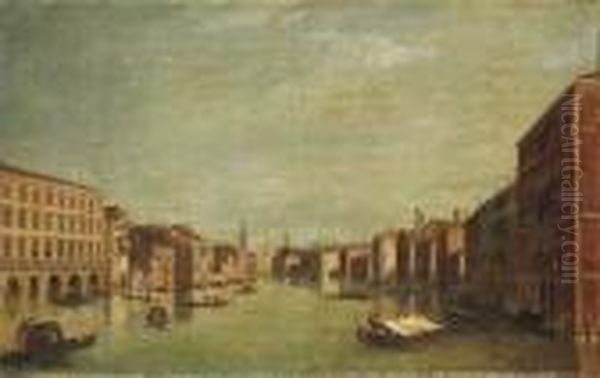 The Grand Canal, Venice Oil Painting by (Giovanni Antonio Canal) Canaletto