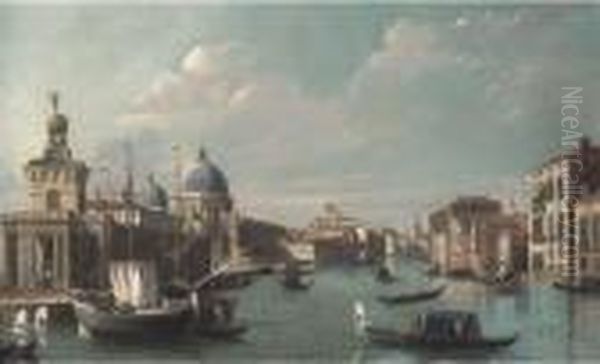 The Entrance To The Grand Canal, Venice Oil Painting by (Giovanni Antonio Canal) Canaletto