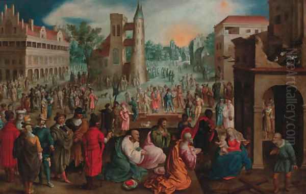 The Adoration of the Magi Oil Painting by Cornelis De Baellieur I