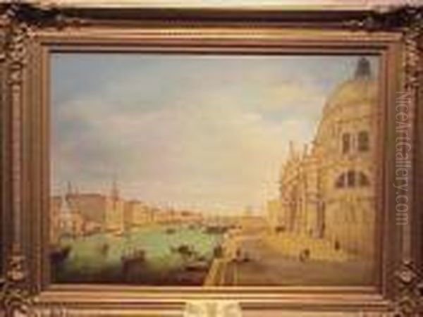 Entrance To The Grand Canal Oil Painting by (Giovanni Antonio Canal) Canaletto