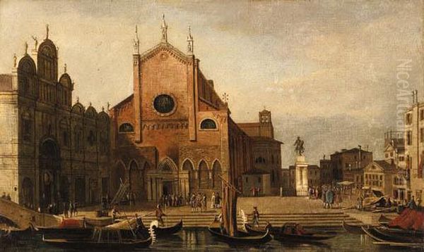 Views Of Venice Oil Painting by (Giovanni Antonio Canal) Canaletto