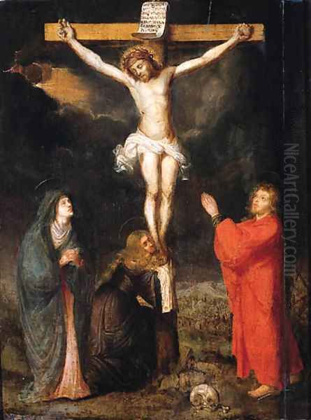 The Crucifixion Oil Painting by Ambrosius Francken I