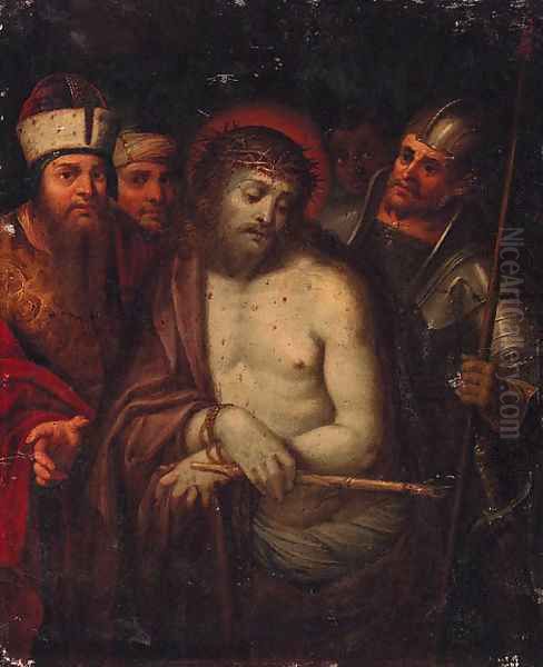 Ecce Homo Oil Painting by Ambrosius Francken I