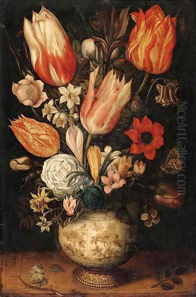 Still life Oil Painting by Ambrosius Bosschaert I