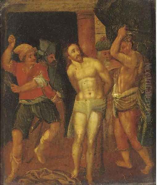 The Flagellation Oil Painting by Hendrik van Balen