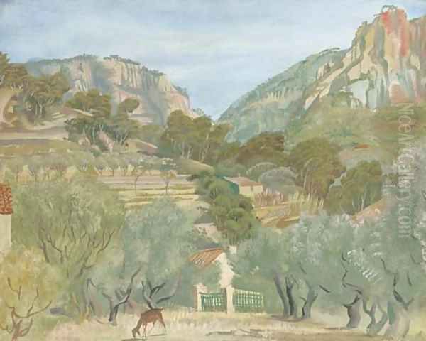 View of Cassis, France Oil Painting by Aleksandr Evgen'evich Iakovlev