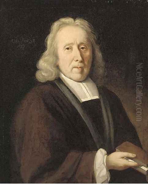 Portrait of a cleric Oil Painting by Jacob Van Oost II