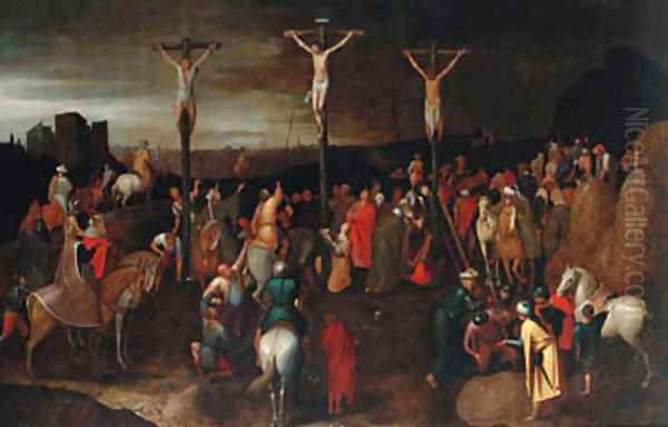 The Crucifixion Oil Painting by Pieter Breughel II