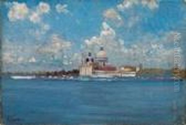 Venezia Dalla Laguna Oil Painting by Vincenzo Caprile