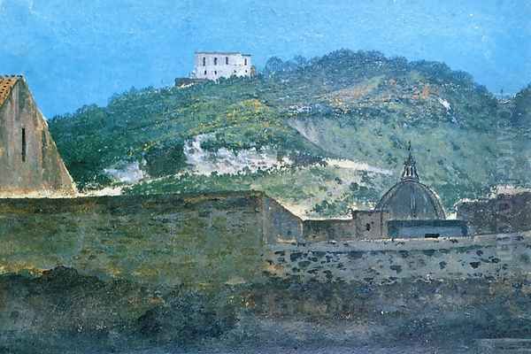 A Hilltop, Naples Oil Painting by Thomas Jones