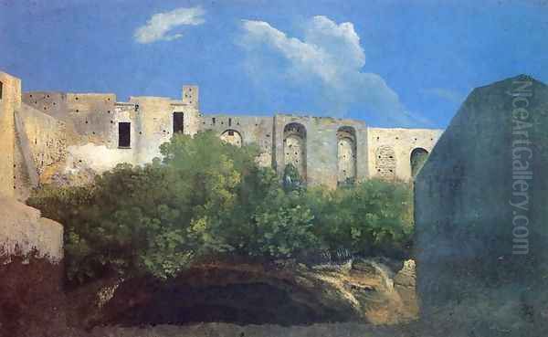 Ruined Buildings, Naples Oil Painting by Thomas Jones