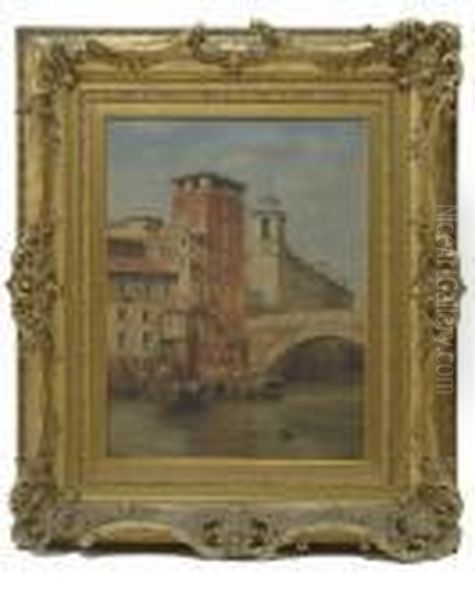 Veduta Di Ponte Sesto Aroma Oil Painting by Jacques Carabain