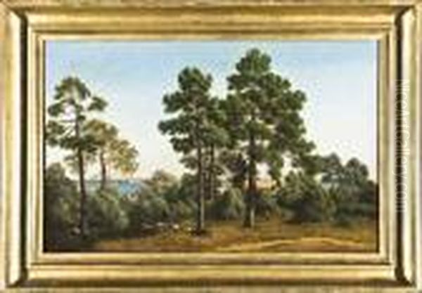 Cap Ferrat Oil Painting by Jacques Carabain