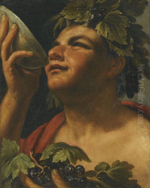 Bacchus Oil Painting by Michelangelo Merisi Da Caravaggio