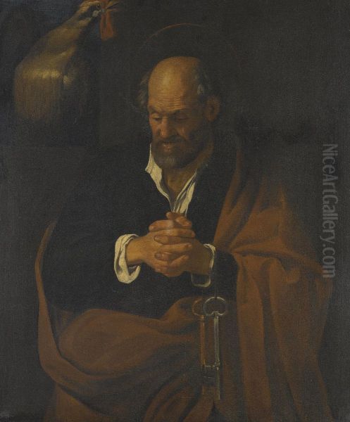 The Denial Of Saint Peter Oil Painting by Michelangelo Merisi Da Caravaggio