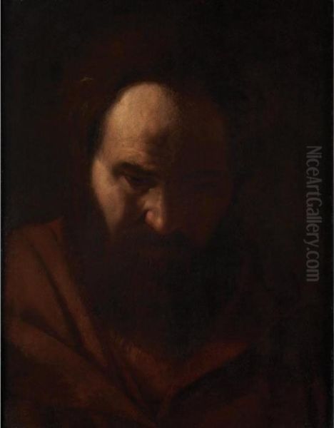 Saint Paul Oil Painting by Michelangelo Merisi Da Caravaggio