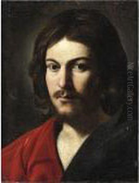 Testa Di Cristo Oil Painting by Michelangelo Merisi Da Caravaggio