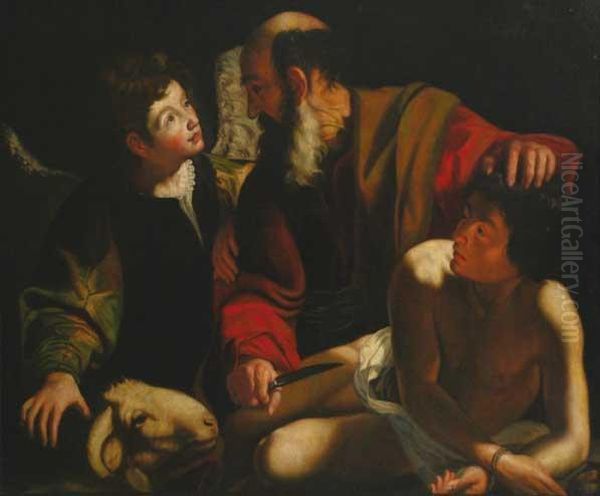 el Sacrificio De
Isaac Oil Painting by Michelangelo Merisi Da Caravaggio