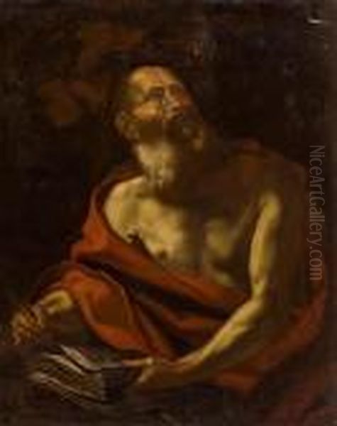 San Girolamo Oil Painting by Michelangelo Merisi Da Caravaggio