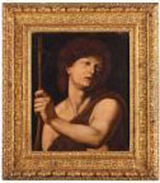 San Giovannino Oil Painting by Michelangelo Merisi Da Caravaggio