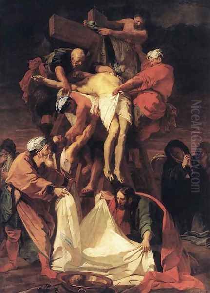 Descent from the Cross Oil Painting by Jean-baptiste Jouvenet