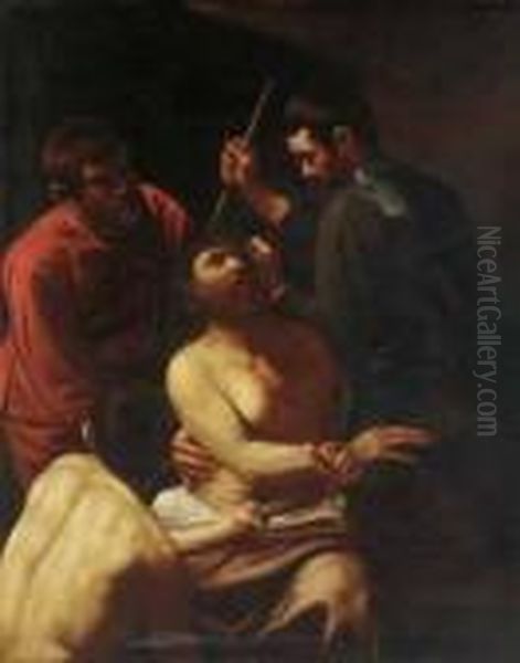 Cristo Incoronato Di Spine Oil Painting by Michelangelo Merisi Da Caravaggio