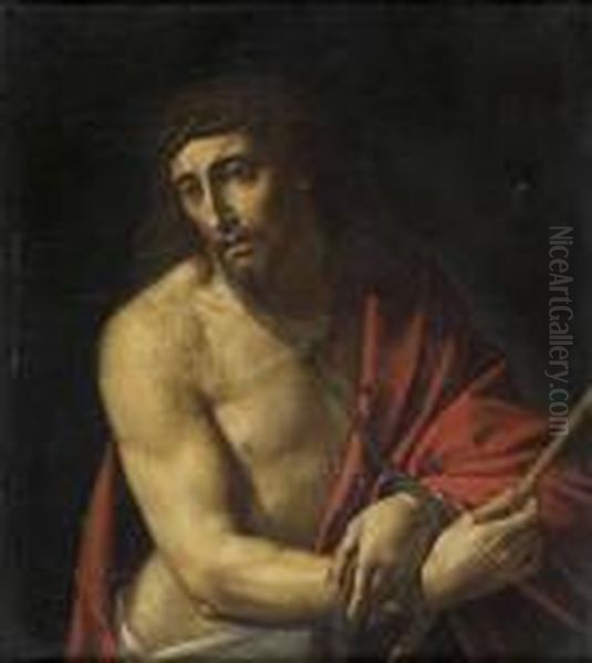 Christ Au Roseau Oil Painting by Michelangelo Merisi Da Caravaggio