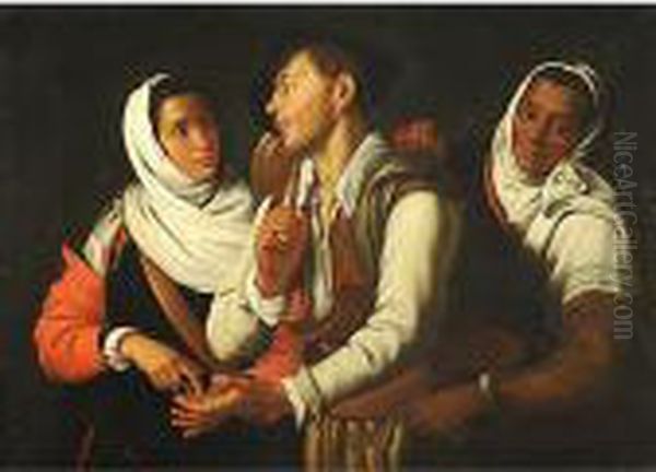 La Buona Ventura Oil Painting by Michelangelo Merisi Da Caravaggio