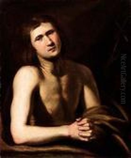 San Giovannino Oil Painting by Michelangelo Merisi Da Caravaggio