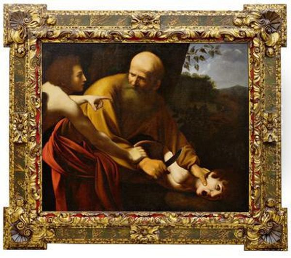 Il Sacrificio Di Isacco Oil Painting by Michelangelo Merisi Da Caravaggio