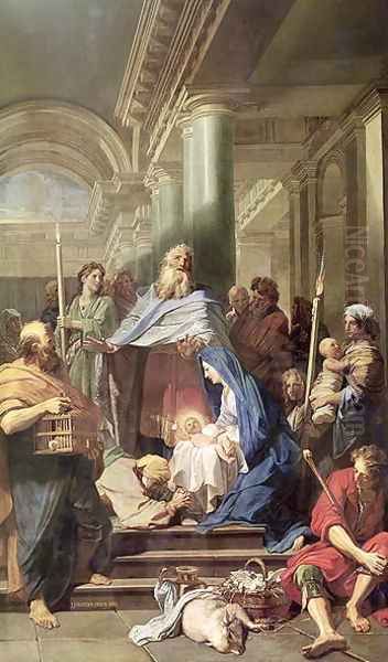 The Presentation in the Temple Oil Painting by Jean-baptiste Jouvenet