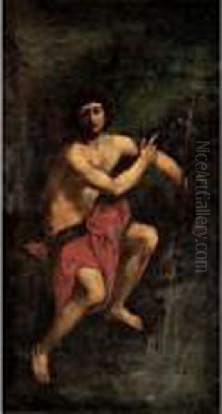 St. John The Baptist Oil Painting by Michelangelo Merisi Da Caravaggio