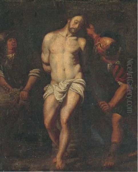 The Flagellation Oil Painting by Michelangelo Merisi Da Caravaggio