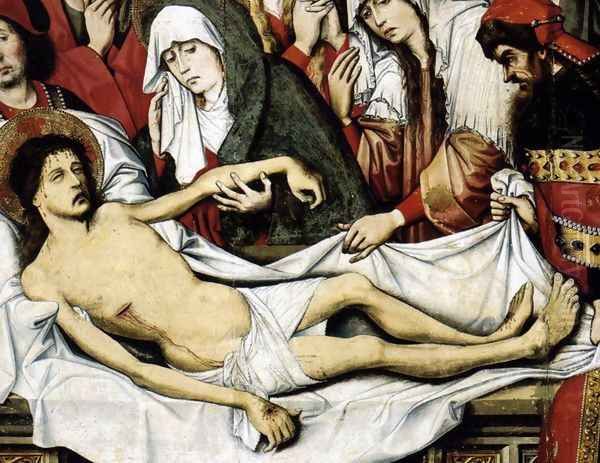 Entombment (detail) Oil Painting by Juan De Juni