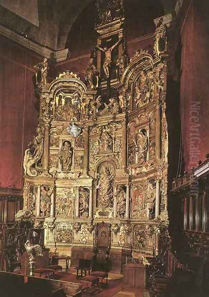 Antigua Altar Oil Painting by Juan De Juni