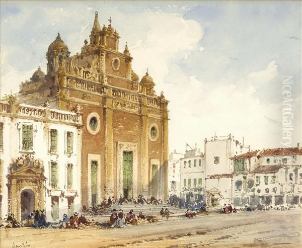 Seville Oil Painting by Gabriele Carelli