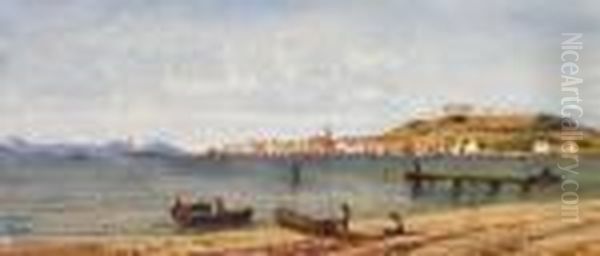 Veduta Del Golfo Di Sainttropez Oil Painting by Gabriele Carelli