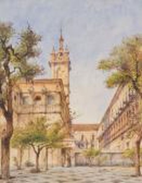 Scorcio Di Barcellona (sicilia) Oil Painting by Gabriele Carelli