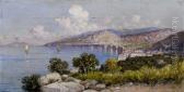 Veduta Di Sorrento Oil Painting by Giuseppe Carelli