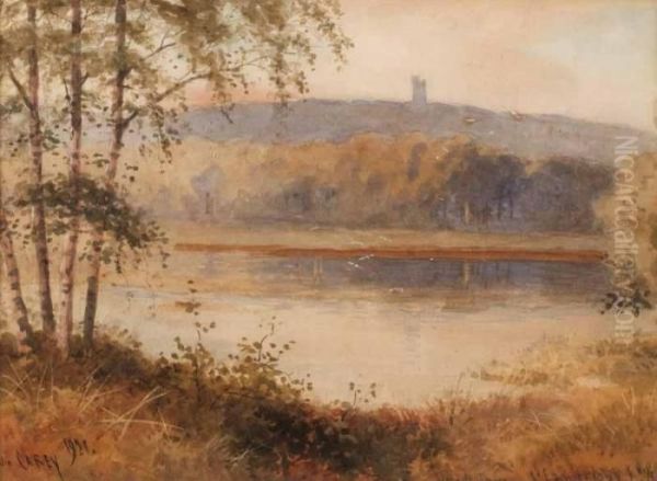 Helen's Tower 
 Clandeboye Oil Painting by Joseph Carey Carey