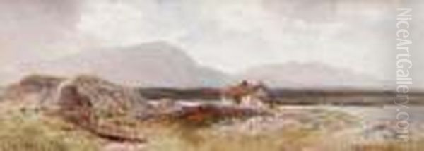 Creeslough, Donegal Oil Painting by Joseph Carey Carey