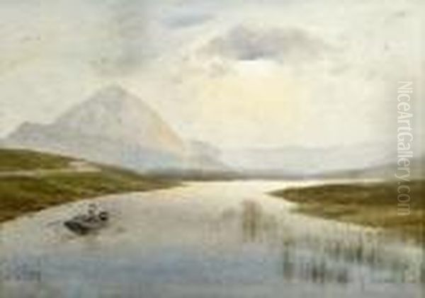 Errigal, Donegal Oil Painting by Joseph Carey Carey