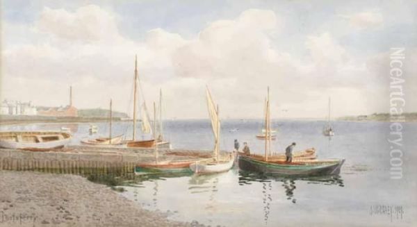 Portaferry Oil Painting by Joseph Carey Carey