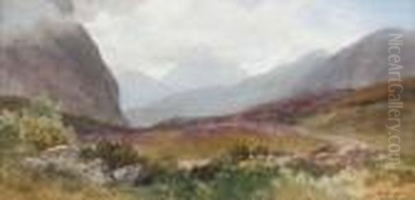 Slieve Donard Oil Painting by Joseph Carey Carey