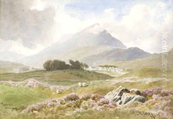 Muckish Oil Painting by Joseph Carey Carey