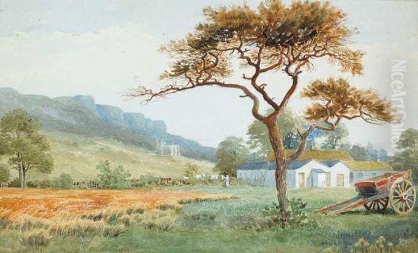 Cave Hill Oil Painting by Joseph Carey Carey