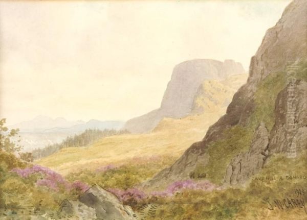 Cavehill & Donard Oil Painting by Joseph Carey Carey