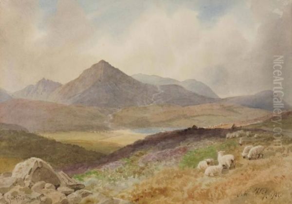 Goatfell Oil Painting by Joseph Carey Carey