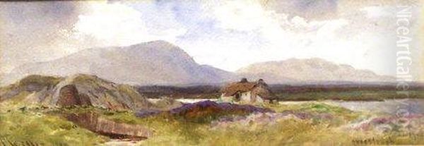 Cresees Lough, Donegal Oil Painting by Joseph Carey Carey