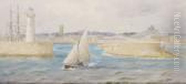 Donaghadee Oil Painting by Joseph Carey Carey